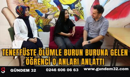 Teneffüste Ölümle Burun Buruna Gelen Öğrenci O Anları Anlattı