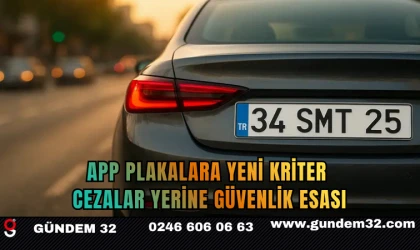 APP Plakalara Yeni Kriter: Cezalar Yerine Güvenlik Esası