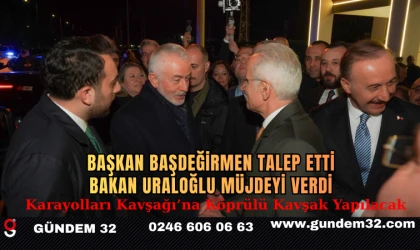 Başkan Başdeğirmen Talep Etti, Bakan Uraloğlu Müjdeyi Verdi Karayolları Kavşağı’na, Köprülü Kavşak Yapılacak