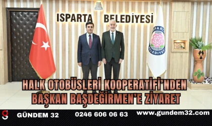 Halk Otobüsleri Kooperatifi’nden Başkan Başdeğirmen’e Ziyaret