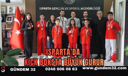Isparta’da Kick Boksta Büyük Gurur