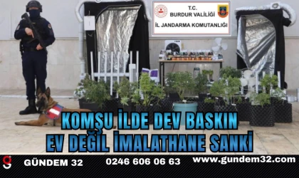 KOMŞU İLDE DEV BASKIN EV DEĞİL İMALATHANE SANKİ