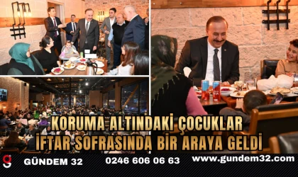 Koruma Altındaki Çocuklar İftar Sofrasında Bir Araya Geldi