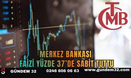 Merkez Bankası Faizi Yüzde 37’de Sabit Tuttu