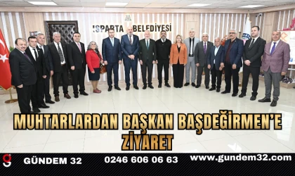 Muhtarlardan Başkan Başdeğirmen’e Ziyaret