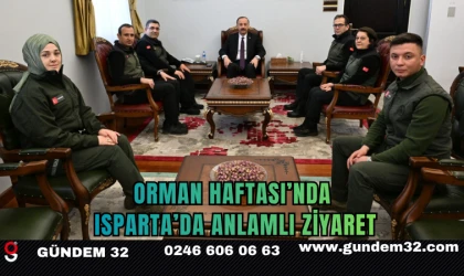 Orman Haftası’nda Isparta’da Anlamlı Ziyaret