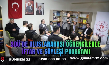SDÜ’de Uluslararası Öğrencilerle İftar ve Söyleşi Programı