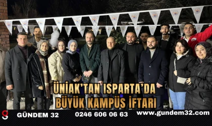 ÜNİAK’tan Isparta’da Büyük Kampüs İftarı