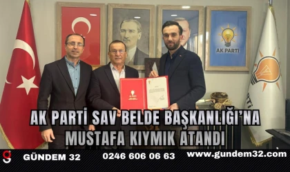 AK Parti Sav Belde Başkanlığı’na Mustafa Kıymık Atandı