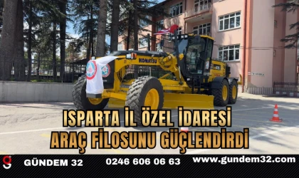 Isparta İl Özel İdaresi Araç Filosunu Güçlendirdi