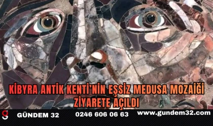 Kibyra Antik Kenti’nin Eşsiz Medusa Mozaiği Ziyarete Açıldı