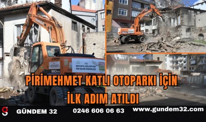 Pirimehmet Katlı Otoparkı İçin İlk Adım Atıldı