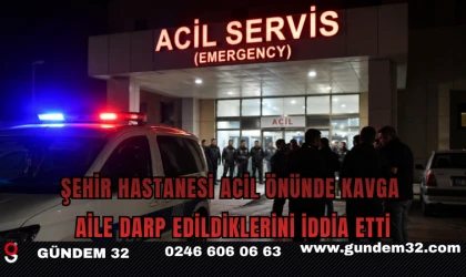 Şehir Hastanesi Acil Önünde Kavga: Aile Darp Edildiklerini İddia Etti