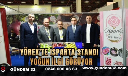 YÖREX’TE ISPARTA STANDI  YOĞUN İLGİ GÖRÜYOR