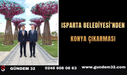 Isparta Belediyesi’nden Konya Çıkarması