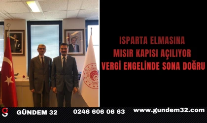 Isparta Elmasına Mısır Kapısı Açılıyor: Vergi Engelinde Sona Doğru