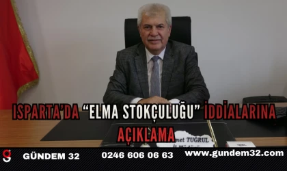 Isparta’da “Elma Stokçuluğu” İddialarına Açıklama