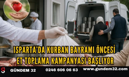 Isparta’da Kurban Bayramı Öncesi Et Toplama Kampanyası Başlıyor