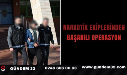 Narkotik Ekiplerinden Başarılı Operasyon