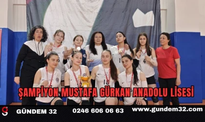 Şampiyon Mustafa Gürkan Anadolu Lisesi