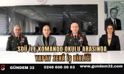 SDÜ ile Komando Okulu Arasında Yapay Zekâ İş Birliği