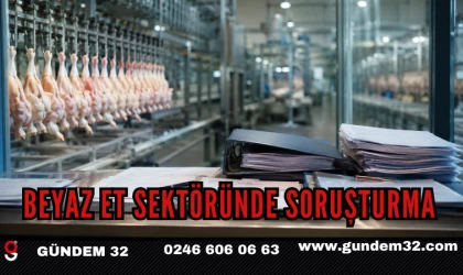BEYAZ ET SEKTÖRÜNDE SORUŞTURMA