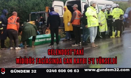 Gelendost'taki Midibüs Faciasında Can Kaybı 5'e Yükseldi