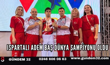 Ispartalı Adem Baş Dünya Şampiyonu Oldu