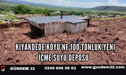 Kıyakdede Köyü’ne 100 Tonluk Yeni İçme Suyu Deposu