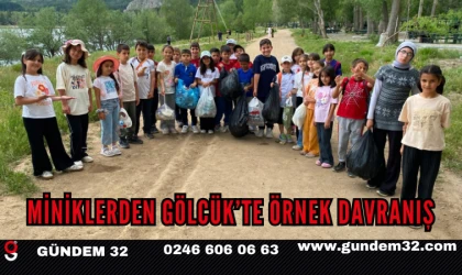Miniklerden Gölcük’te Örnek Davranış