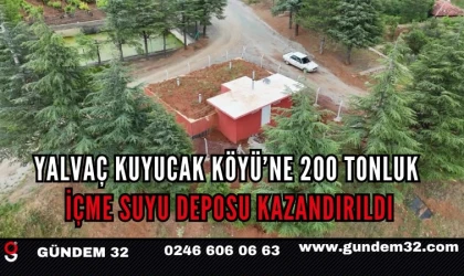 alvaç Kuyucak Köyü’ne 200 Tonluk İçme Suyu Deposu Kazandırıldı