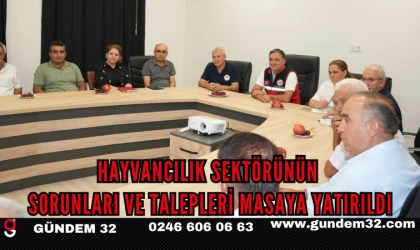 Hayvancılık Sektörünün Sorunları ve Talepleri Masaya Yatırıldı