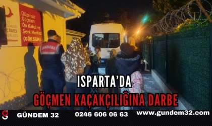Isparta’da Göçmen Kaçakçılığına Darbe