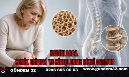 Kadınlarda Kemik Erimesi ve Kireçlenme Riski Artıyor