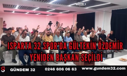 sparta 32 Spor'da Gültekin Özdemir Yeniden Başkan Seçildi