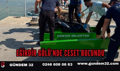 Eğirdir Gölü’nde Ceset Bulundu