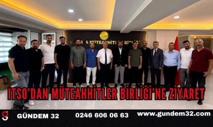 ITSO Başkanı Metin Çelik’ten Müteahhitler Birliği’ne Ziyaret