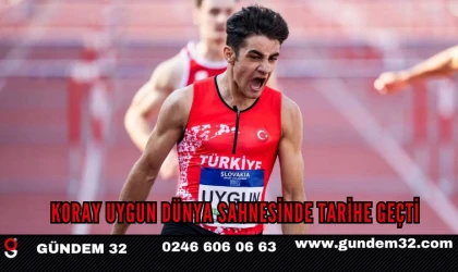 Koray Uygun Dünya Sahnesinde Tarihe Geçti