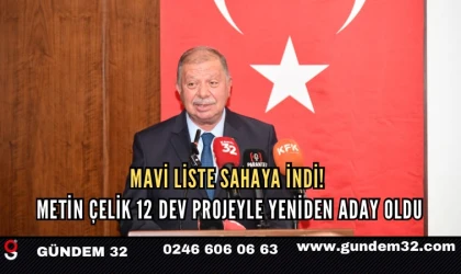 Metin Çelik Yeniden Adaylığını Açıkladı: 12 Büyük Projeyi Kamuoyuyla Paylaştı