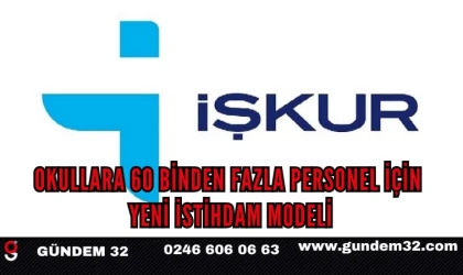 Okullara 60 Binden Fazla Personel İçin Yeni İstihdam Modeli