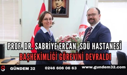 SDÜ Hastanesi'nde Başhekimlikte Görev Değişimi