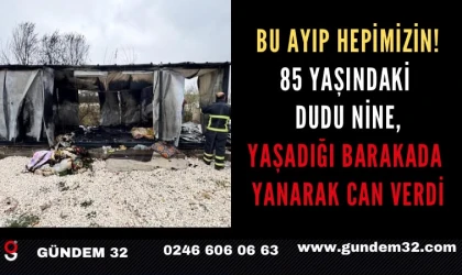 Burdur’da baraka yangını: 85 yaşındaki kadın hayatını kaybetti