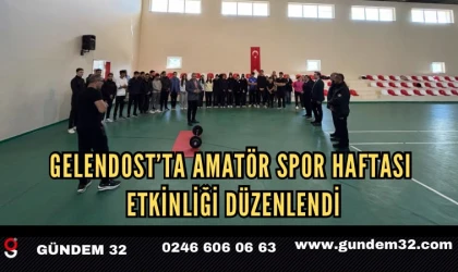 Gelendost’ta Amatör Spor Haftası etkinliği düzenlendi
