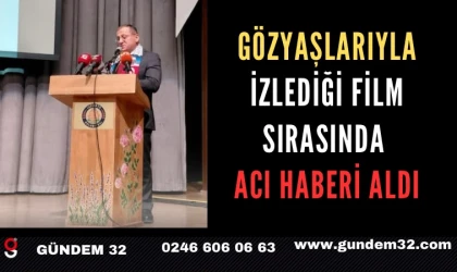 Isparta’da Film Gösterimi Sırasında Acı Haberi Aldı