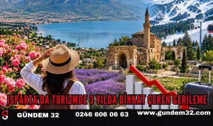 Isparta’da Turizmde 3 Yılda Dikkat Çeken Gerileme
