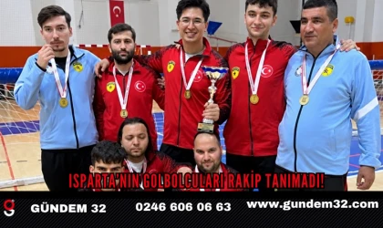 Isparta’nın Golbolcuları Rakip Tanımadı!